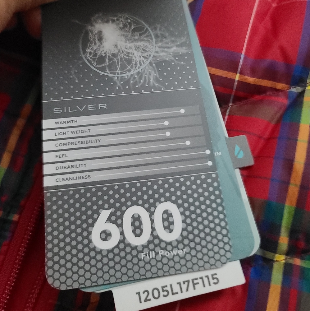 LANDSEND Puffer Vest BNWT XS plaid - Picture 12 of 15